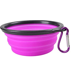 Collapsible Travel Dog & Cat Water Drinking Bowl