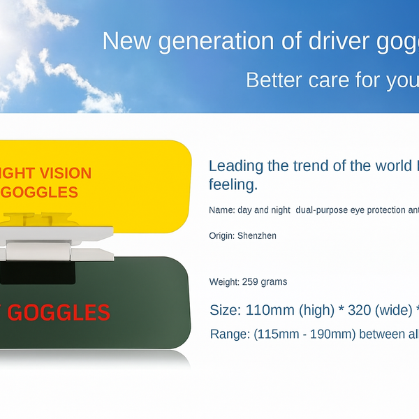 Car Sun Visor Extender – Anti-Glare & UV Protection for Safer Driving