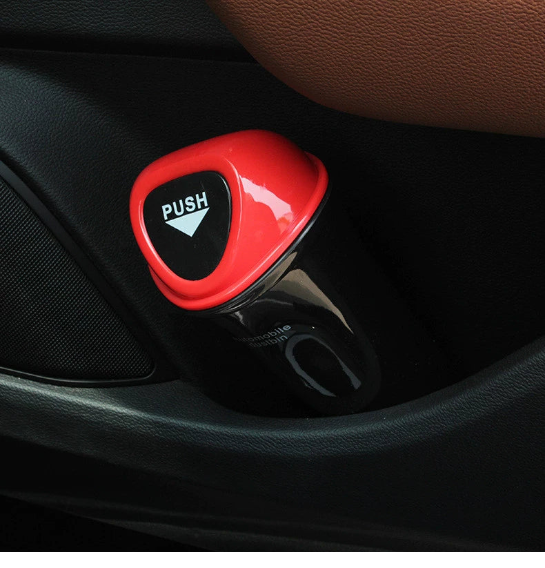 CAR Mini Trash Can Interior Decoration Supplies Multifunctional Storage Box Car Storage Box Car Triangle Trash Can