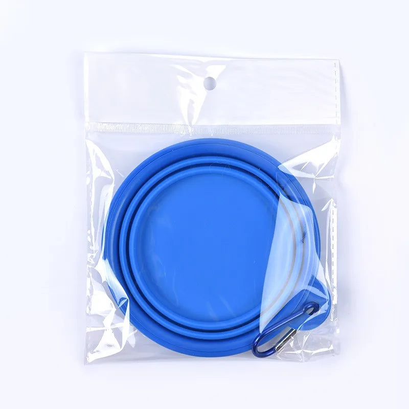 Collapsible Travel Dog & Cat Water Drinking Bowl