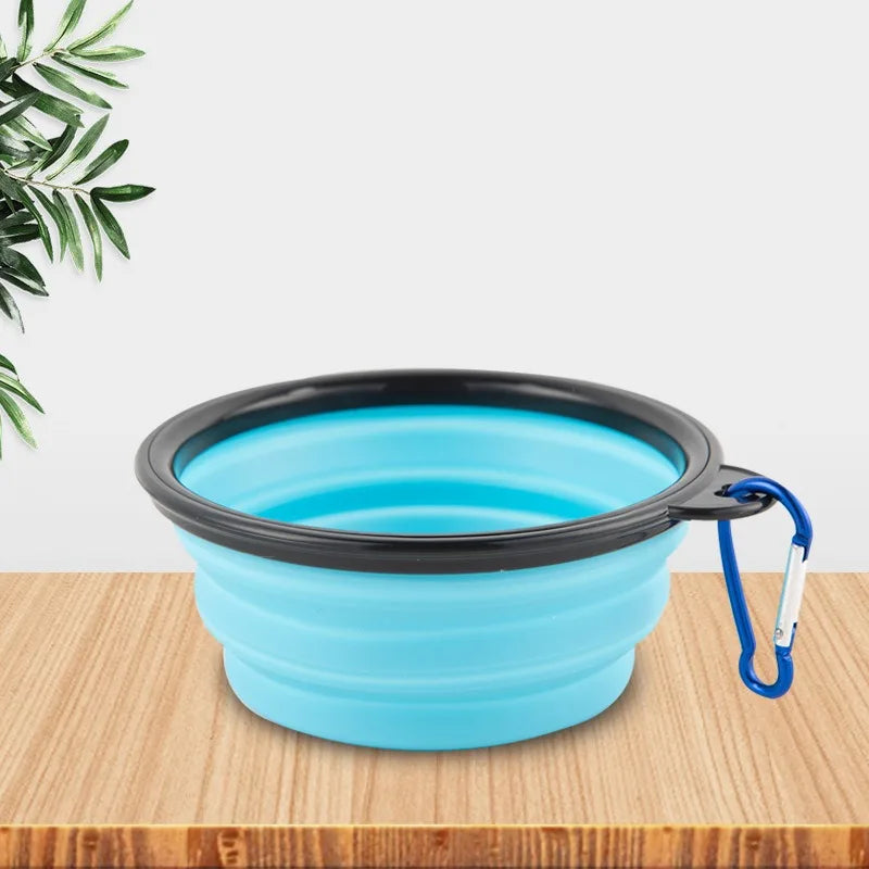 Collapsible Travel Dog & Cat Water Drinking Bowl