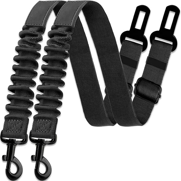 Adjustable Pet Car Seat Belt – Dog & Cat Safety Harness Clip for Vehicles