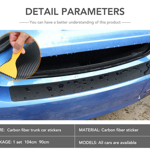 4D Carbon Fiber Car Rear Bumper