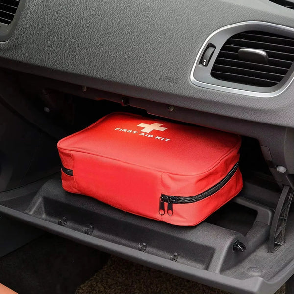 Portable Car First Aid Kit – Emergency Medical Bag for Outdoor & Travel