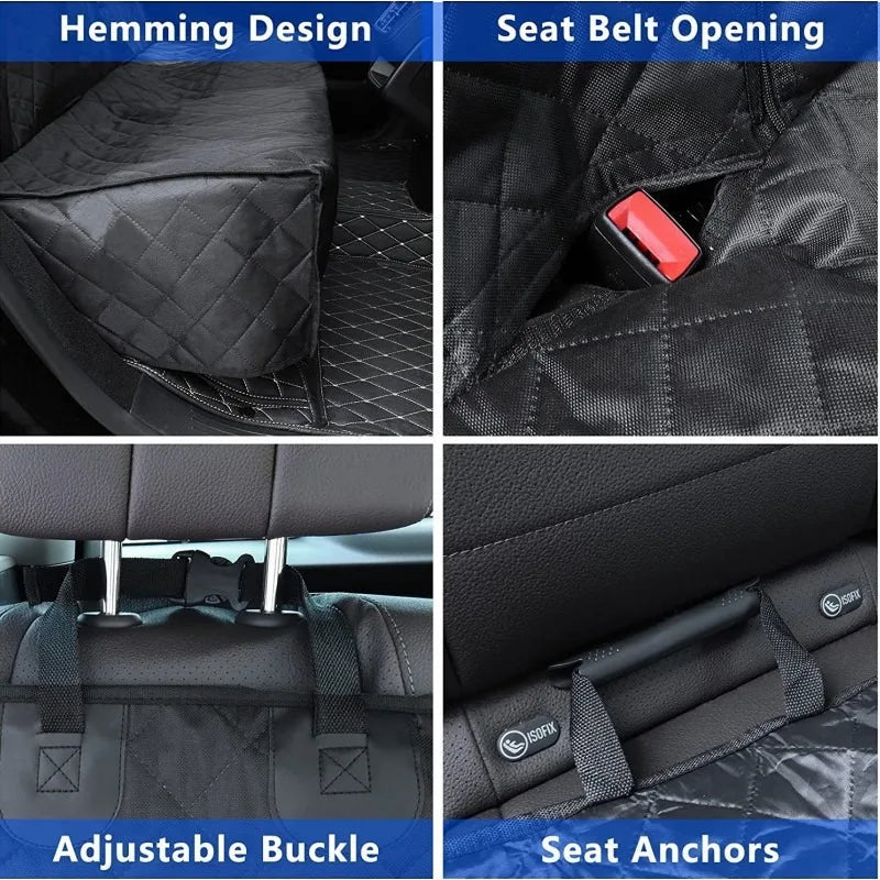 Waterproof Car BackSeat Pet Cover – Nonslip, Universal Protector for Dogs & Cats