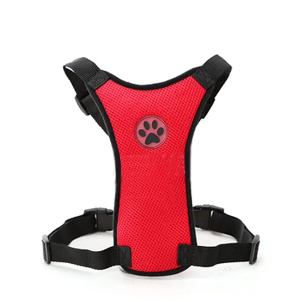 Travel Dog Harness with Leash & Car Seat Belt – Breathable Mesh, Secure Fit