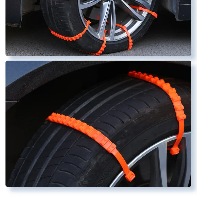 Anti‑Slip Snow Tire Chains – Winter Traction Kit for Cars & SUVs