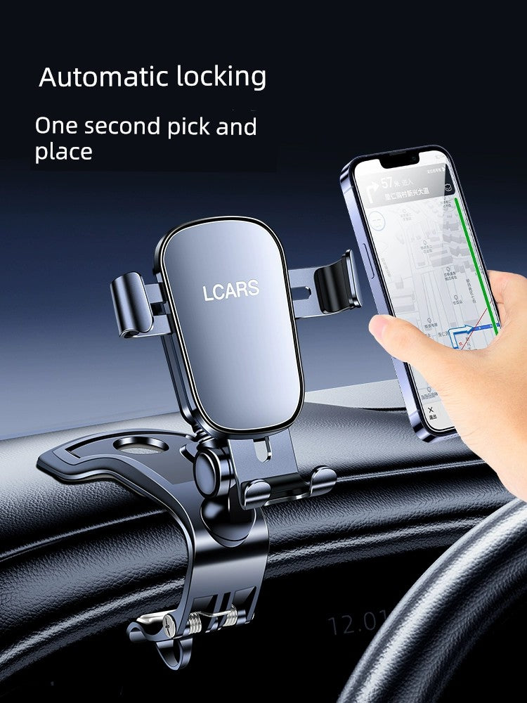 On-Board Bracket Mobile Phone 2024 New Arrival Alloy Car Interior Center Console Instrument Bench Clamp Navigation Special Anti-Shake Support Frame