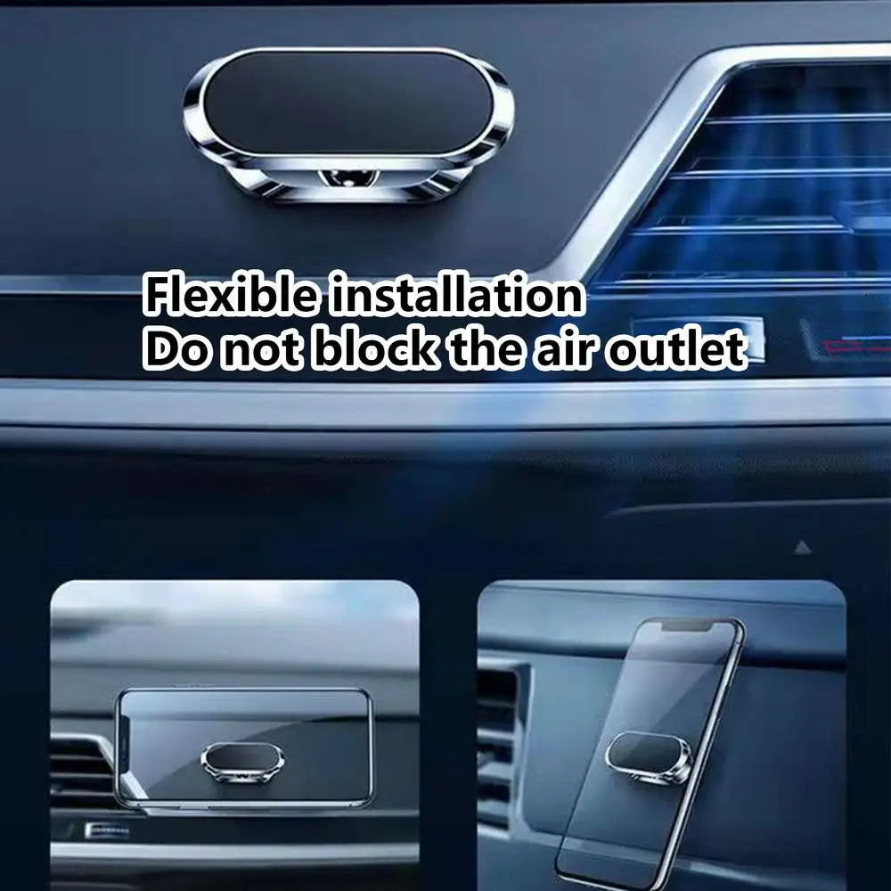 Universal Magnetic Phone Mount – Adjustable Holder for Car, SUV & Home Use