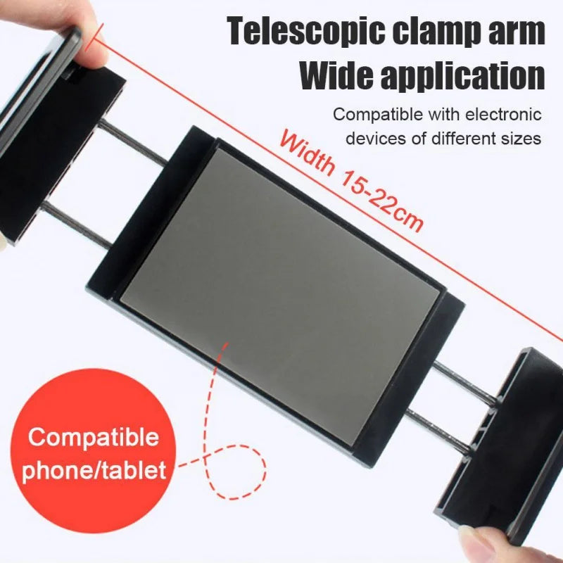 Car Headrest Tablet Holder with 360° Rotation