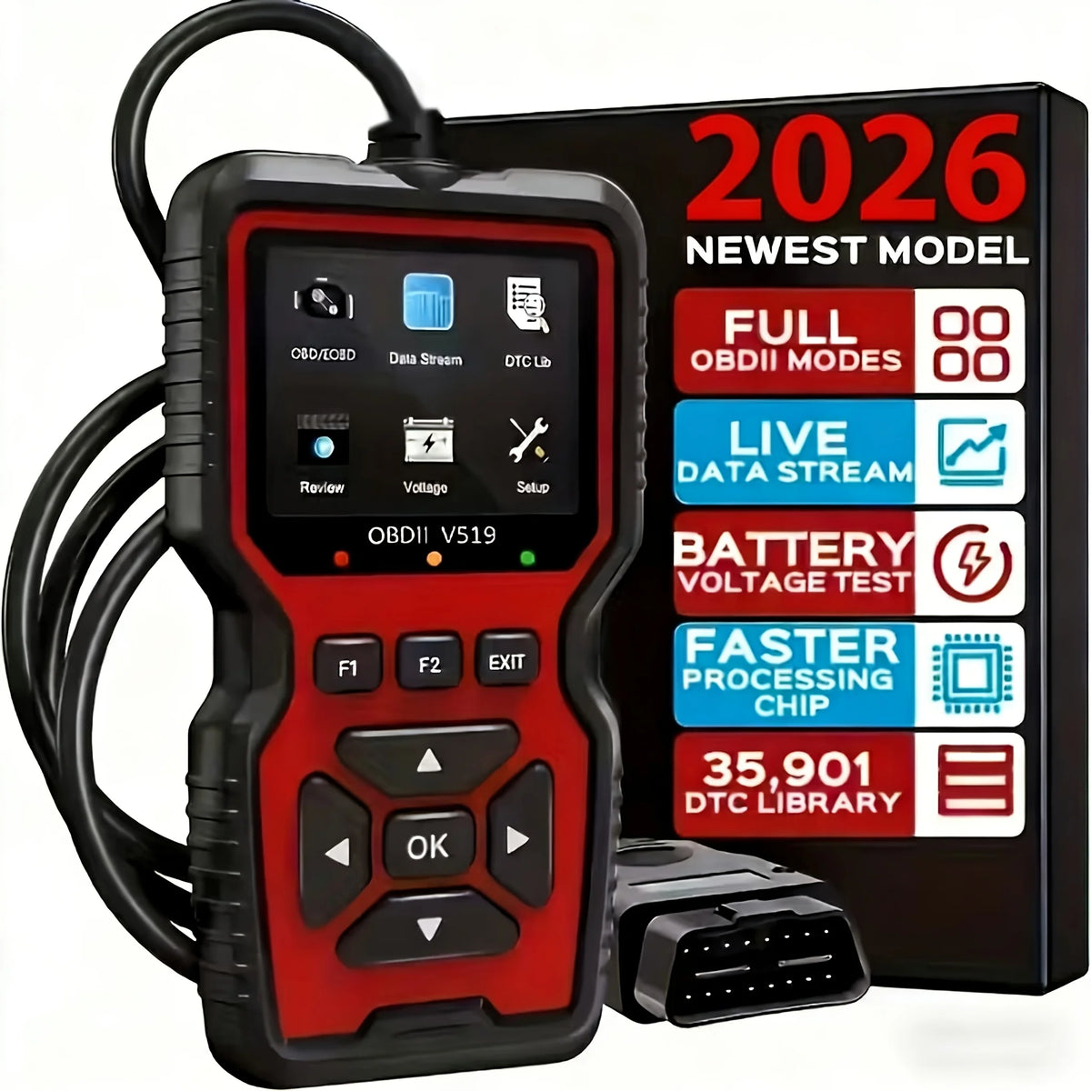 OBD2 Car Scanner & Check Engine Code Reader