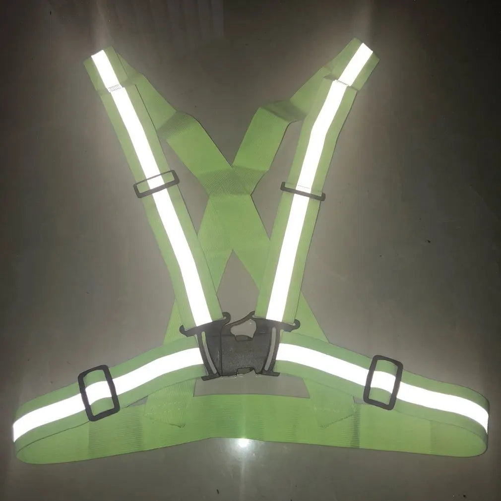 Reflective Safety Vest with Adjustable Straps – High Visibility for Running, Cycling & Walking (Adults & Kids)
