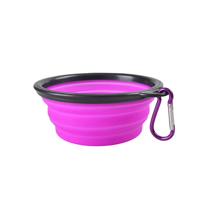 Collapsible Travel Dog & Cat Water Drinking Bowl