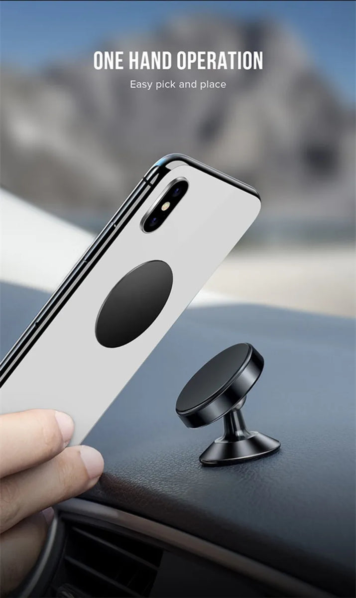 Universal Magnetic Car Phone Mount and Plate