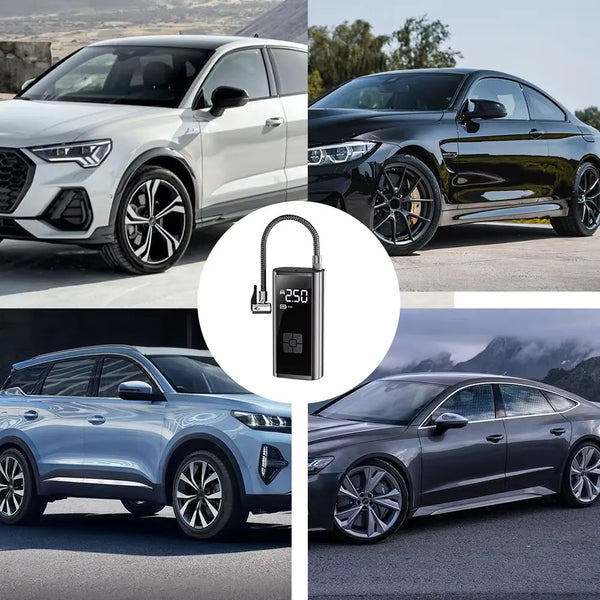 Portable Electric Air Compressor Pump for Car, Bike & Motorcycle Tires