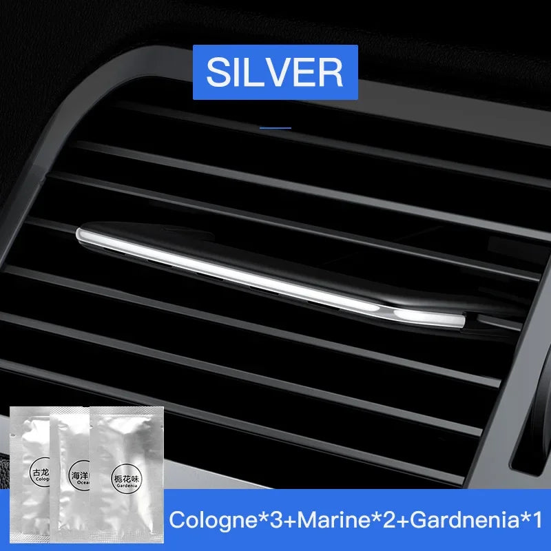 Car Air Freshener – Solid Aroma Vent Clip Diffuser | Long-Lasting Auto Perfume, Parfum Scent Refresher for Car Interior