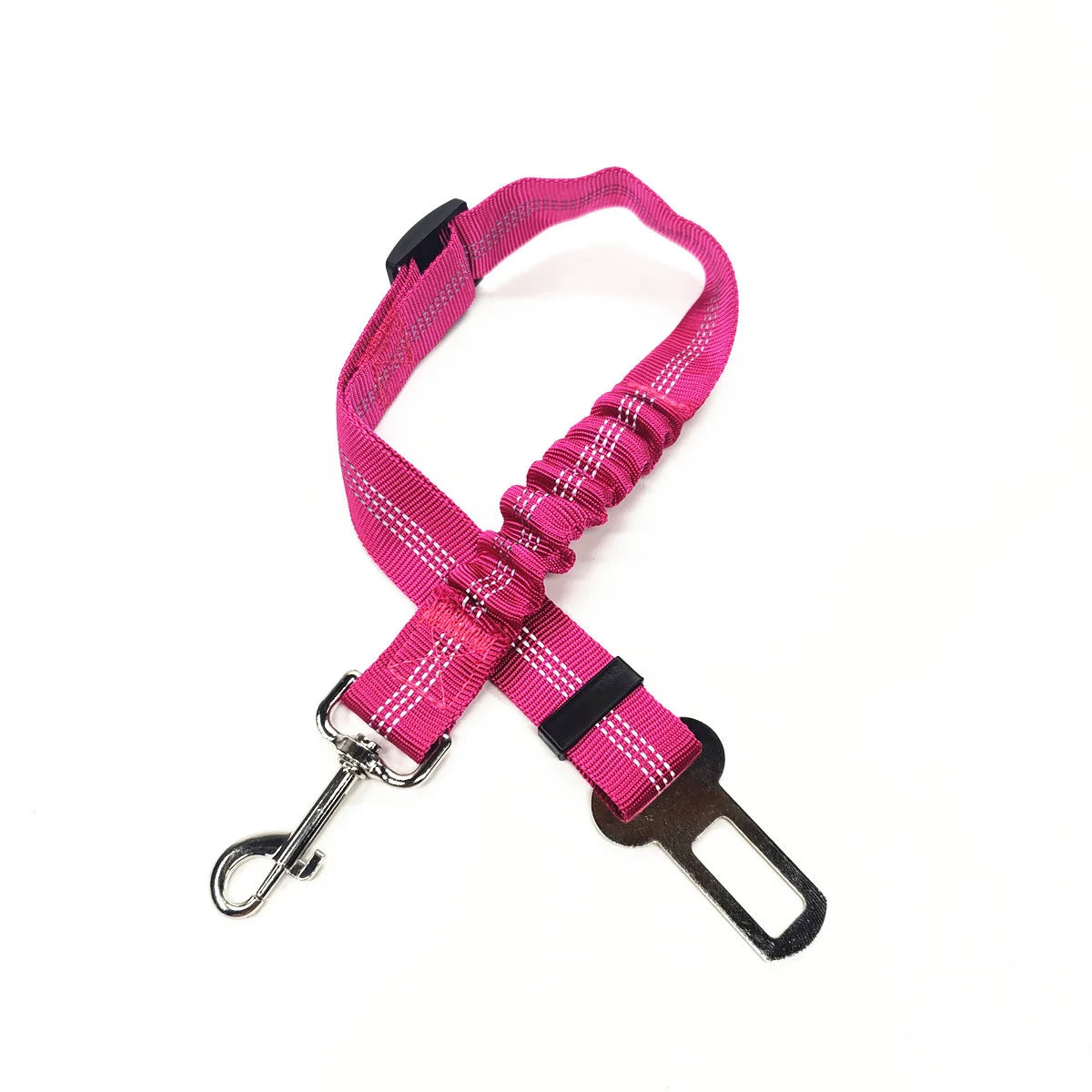 Adjustable Pet Car Seat Belt – Dog & Cat Safety Harness Clip for Vehicles