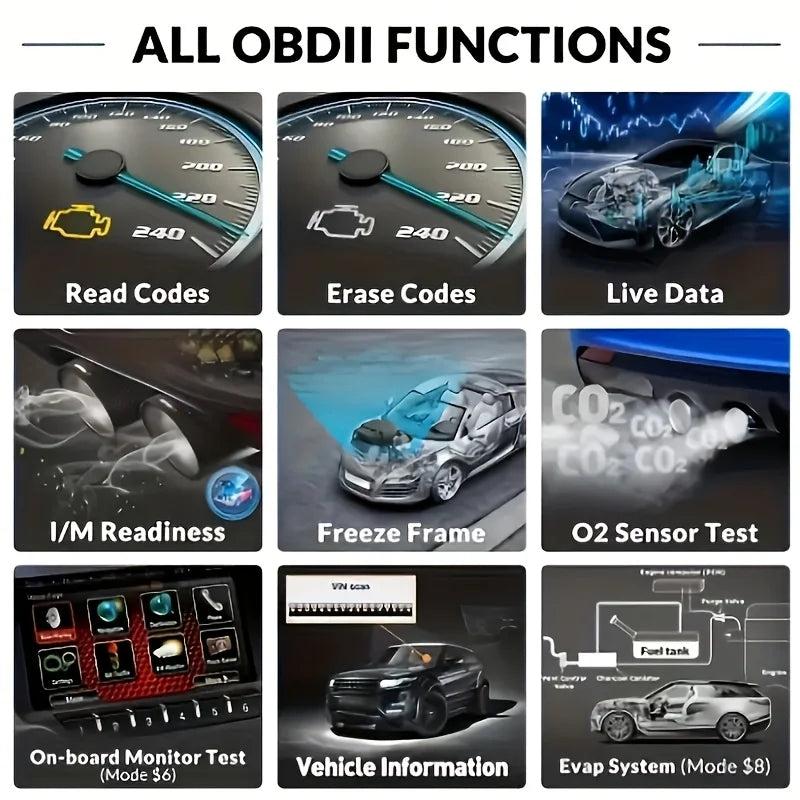 OBD2 Car Scanner & Check Engine Code Reader