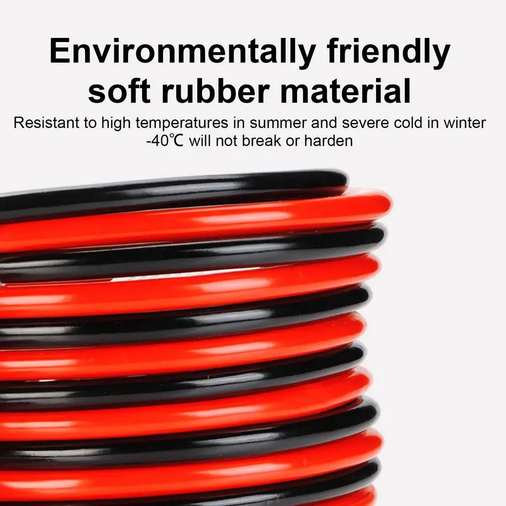 Heavy‑Duty Car Jumper Cables with Booster Clamps