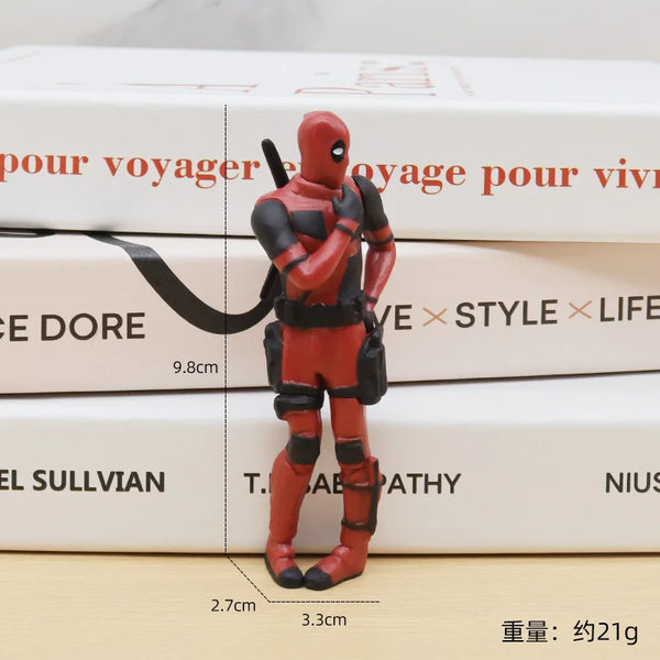 Deadpool Movie Peripheral Car Center Console Decoration Cartoon Interior Decoration Model Children's Charm Hobby Toys and Gift