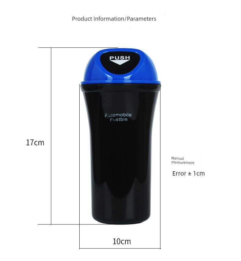 CAR Mini Trash Can Interior Decoration Supplies Multifunctional Storage Box Car Storage Box Car Triangle Trash Can