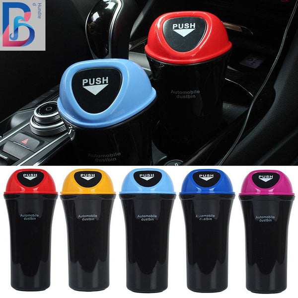 CAR Mini Trash Can Interior Decoration Supplies Multifunctional Storage Box Car Storage Box Car Triangle Trash Can