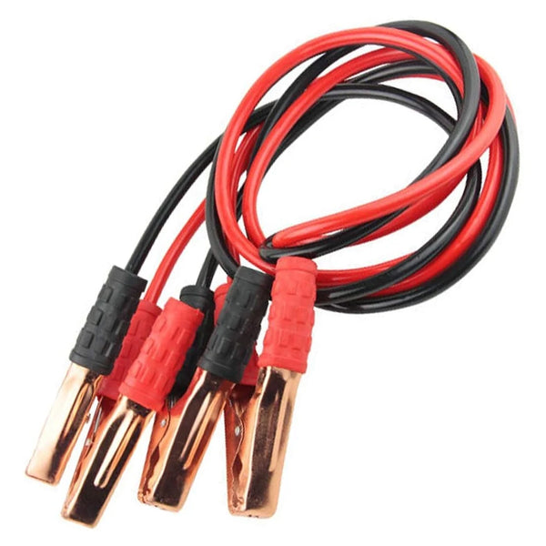 Heavy‑Duty Car Jumper Cables with Booster Clamps