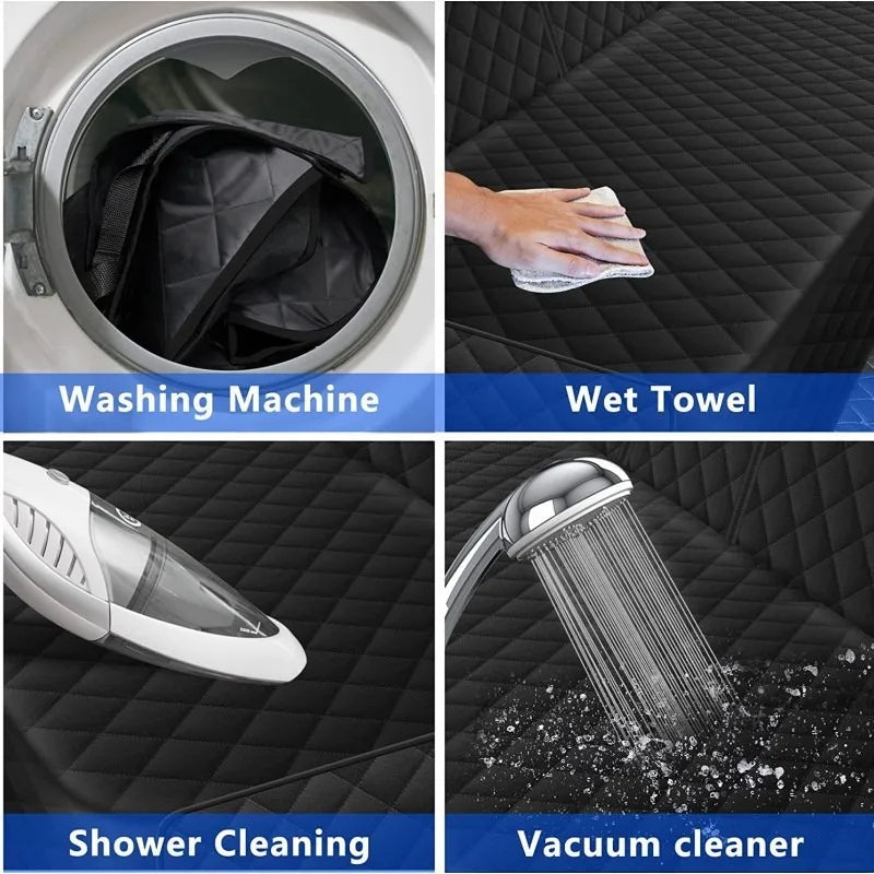 Waterproof Car BackSeat Pet Cover – Nonslip, Universal Protector for Dogs & Cats