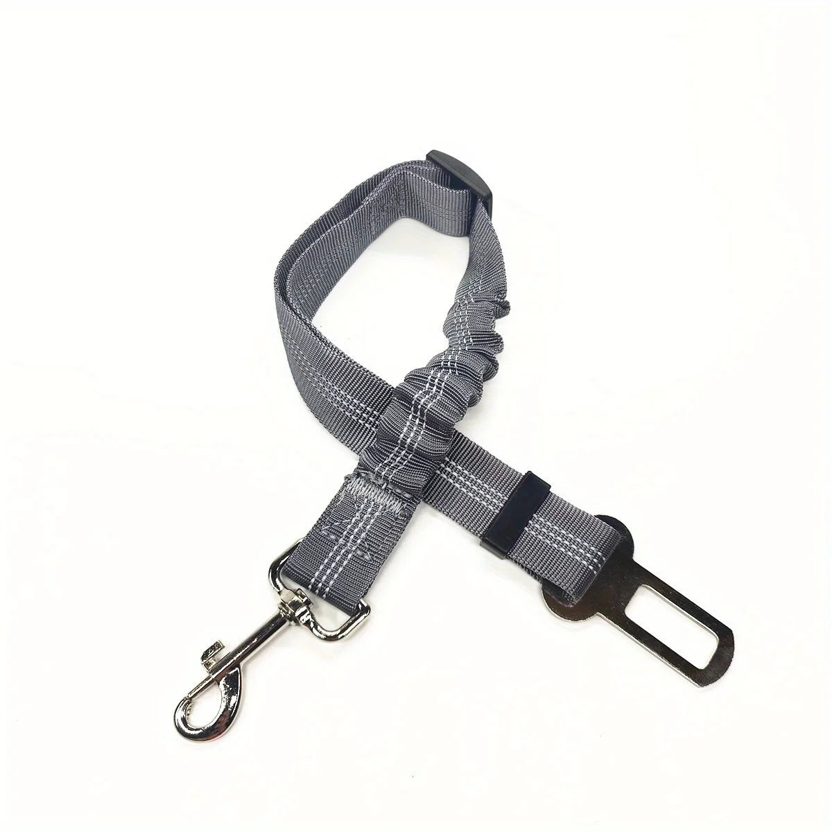 Adjustable Pet Car Seat Belt – Dog & Cat Safety Harness Clip for Vehicles