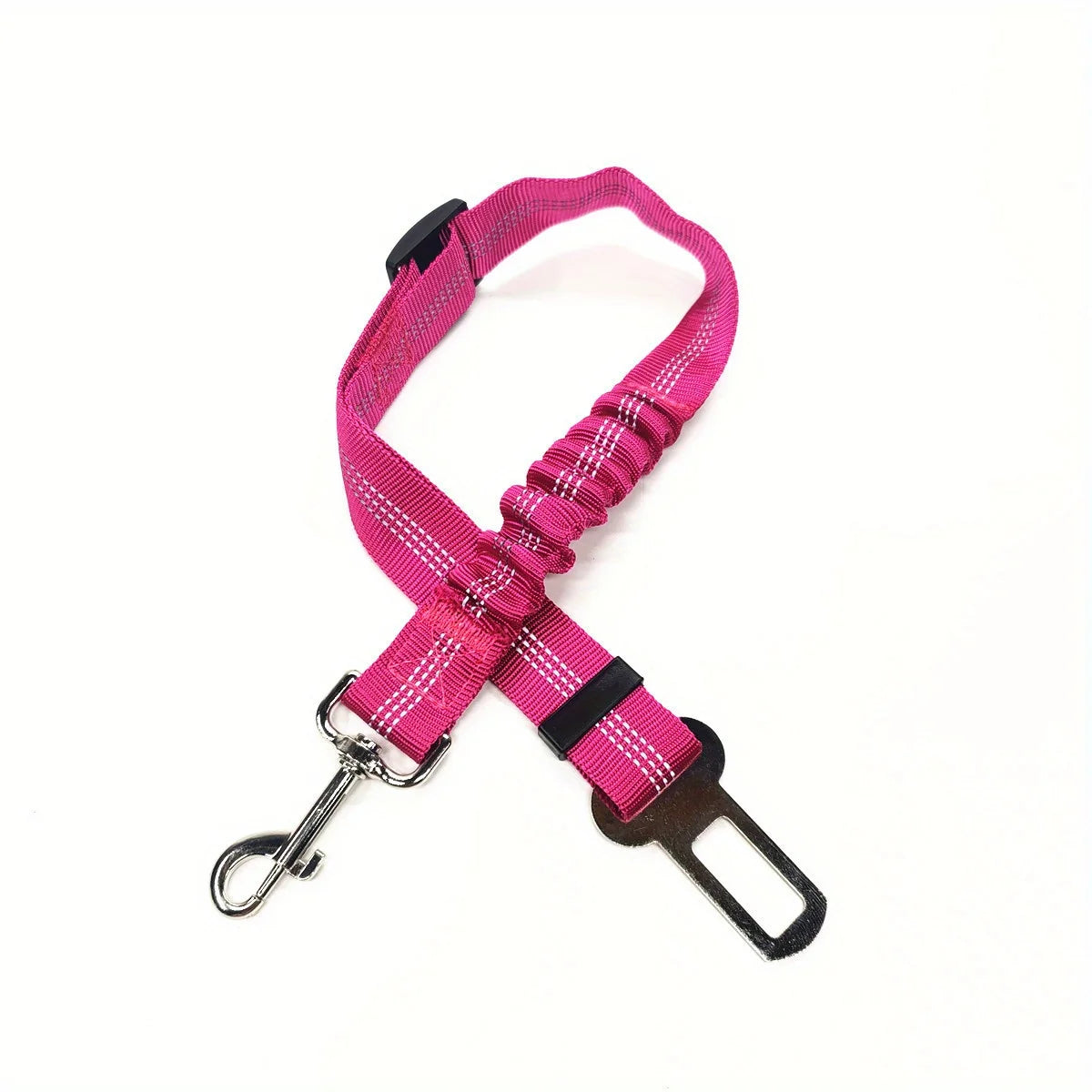 Adjustable Pet Car Seat Belt – Dog & Cat Safety Harness Clip for Vehicles