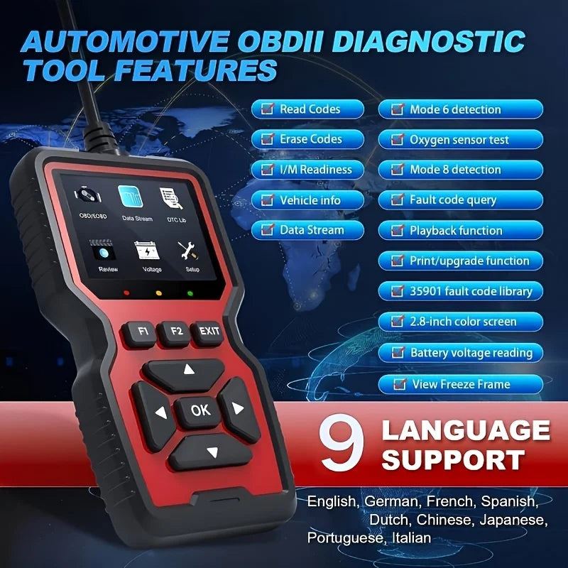 OBD2 Car Scanner & Check Engine Code Reader