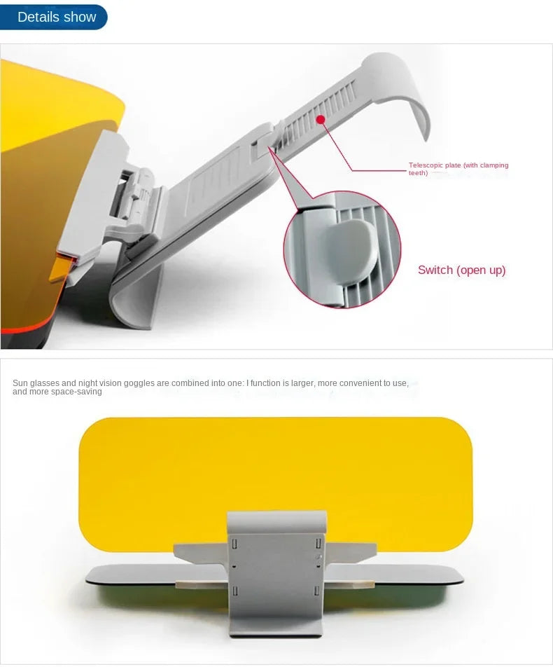 Car Sun Visor Extender – Anti-Glare & UV Protection for Safer Driving
