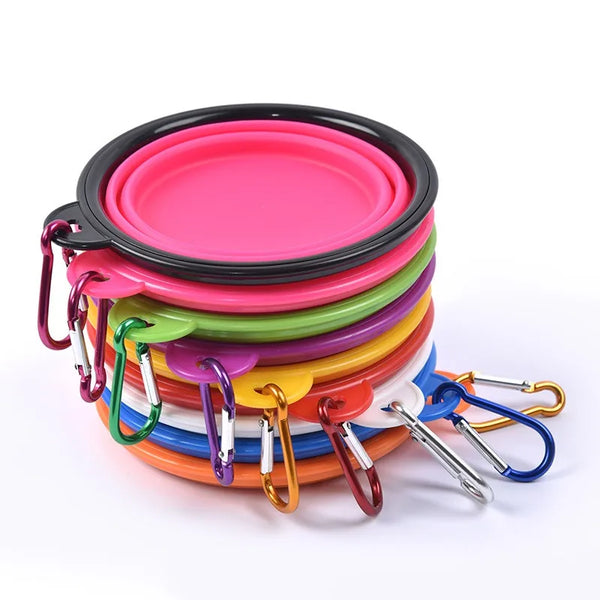 Collapsible Travel Dog & Cat Water Drinking Bowl
