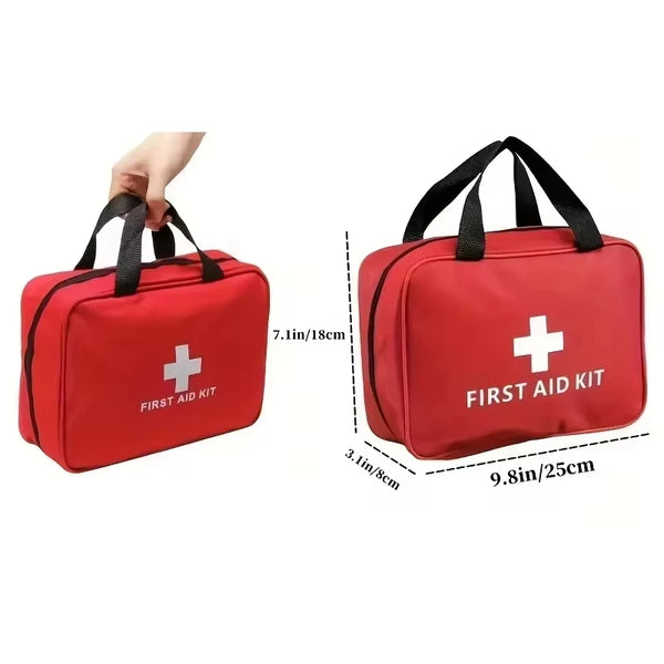 Portable Car First Aid Kit – Emergency Medical Bag for Outdoor & Travel