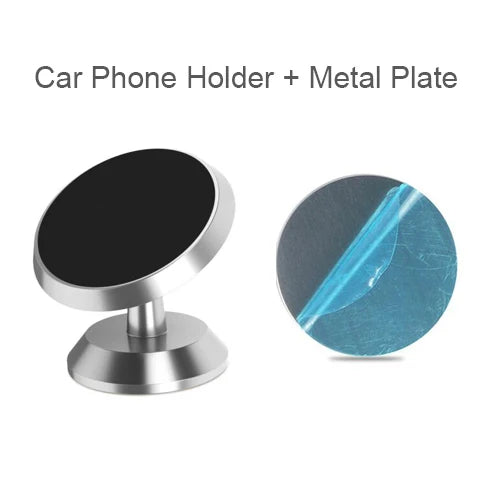 Universal Magnetic Car Phone Mount and Plate