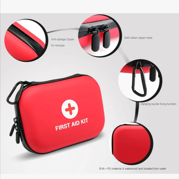 Compact First Aid Kit – Portable Emergency Medical Set for Car, Home & Outdoors