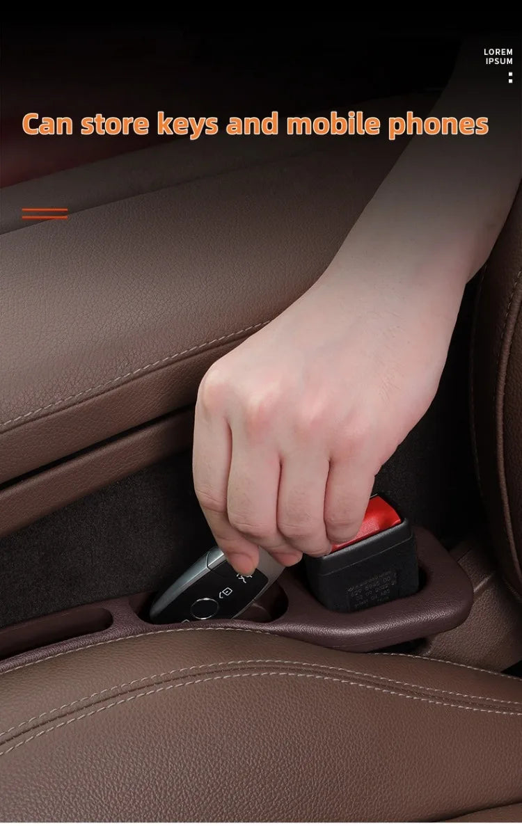 2pcs-Universal Car Seat Gap Filler with Storage