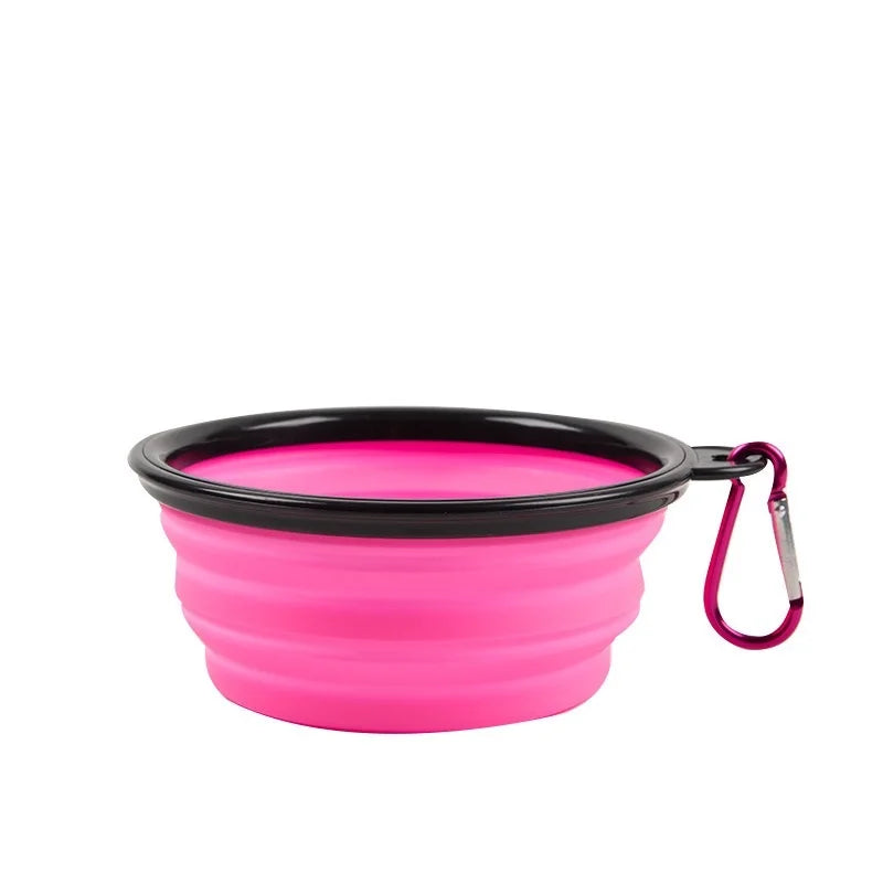 Collapsible Travel Dog & Cat Water Drinking Bowl