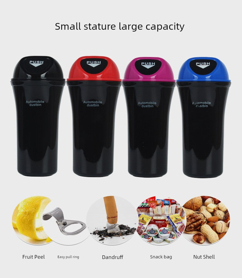 CAR Mini Trash Can Interior Decoration Supplies Multifunctional Storage Box Car Storage Box Car Triangle Trash Can