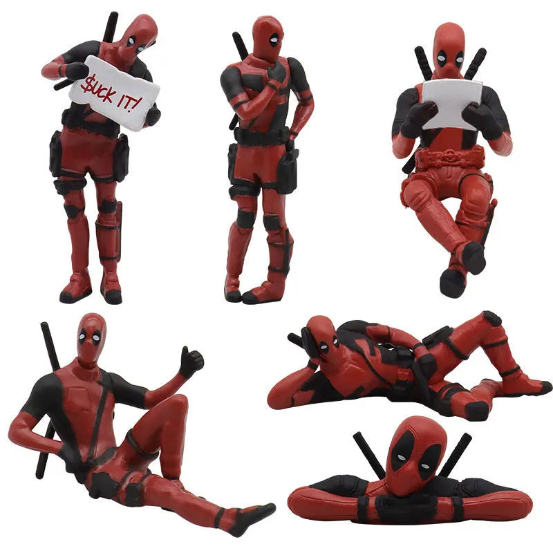 Deadpool Car Interior Decoration – Cartoon Model & Gift Toy