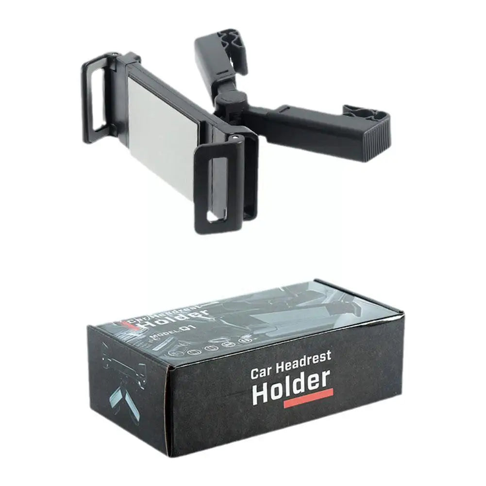 Car Headrest Tablet Holder with 360° Rotation