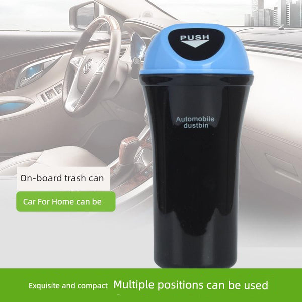 CAR Mini Trash Can Interior Decoration Supplies Multifunctional Storage Box Car Storage Box Car Triangle Trash Can