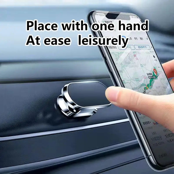 Universal Magnetic Phone Mount – Adjustable Holder for Car, SUV & Home Use