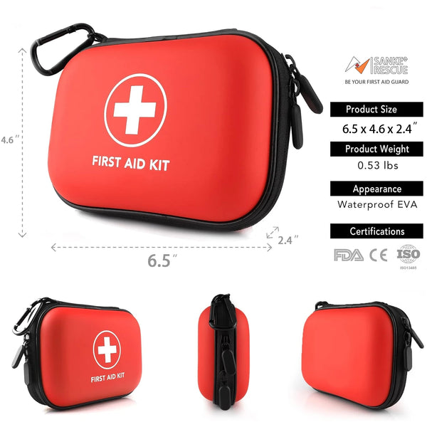 Compact First Aid Kit – Portable Emergency Medical Set for Car, Home & Outdoors (103 Pieces)