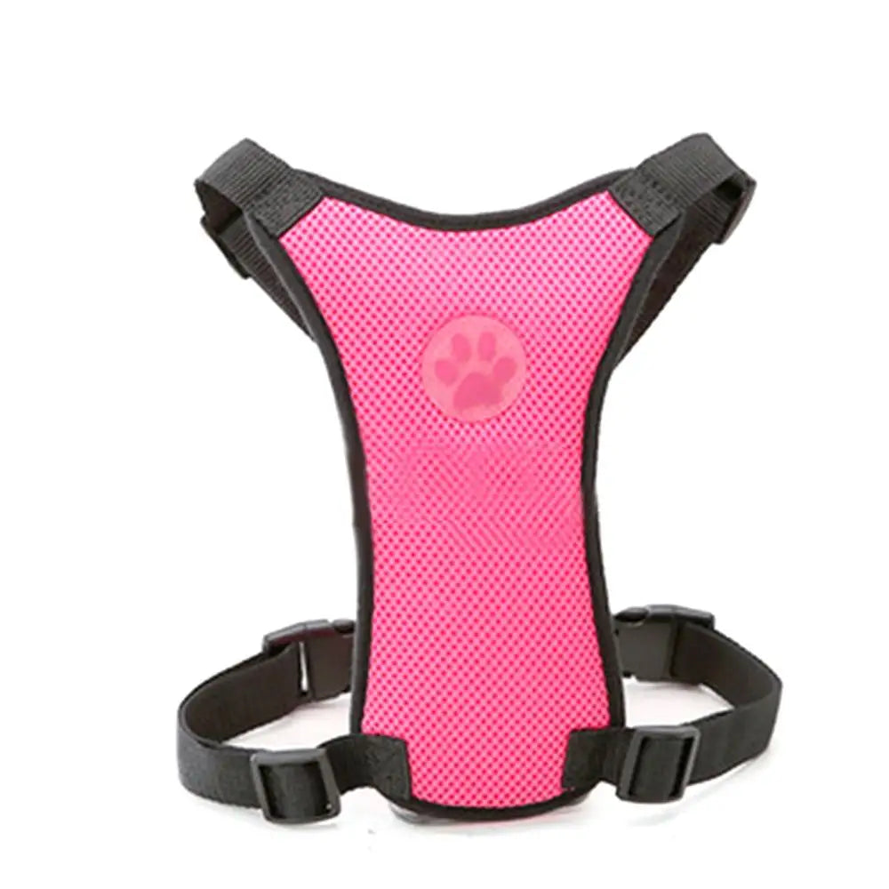 Travel Dog Harness with Leash & Car Seat Belt – Breathable Mesh, Secure Fit