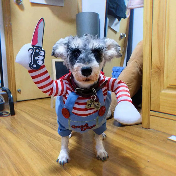 Halloween Pet Costume – Funny Dog & Cat Outfit for Small/Medium Breeds