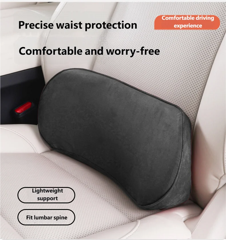 Memory Foam Car Lumbar Support Cushion
