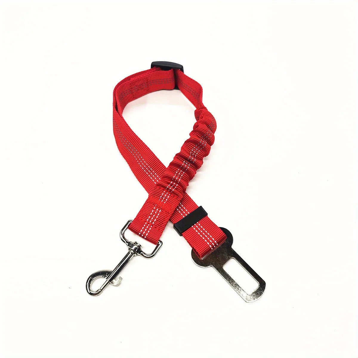 Adjustable Pet Car Seat Belt – Dog & Cat Safety Harness Clip for Vehicles