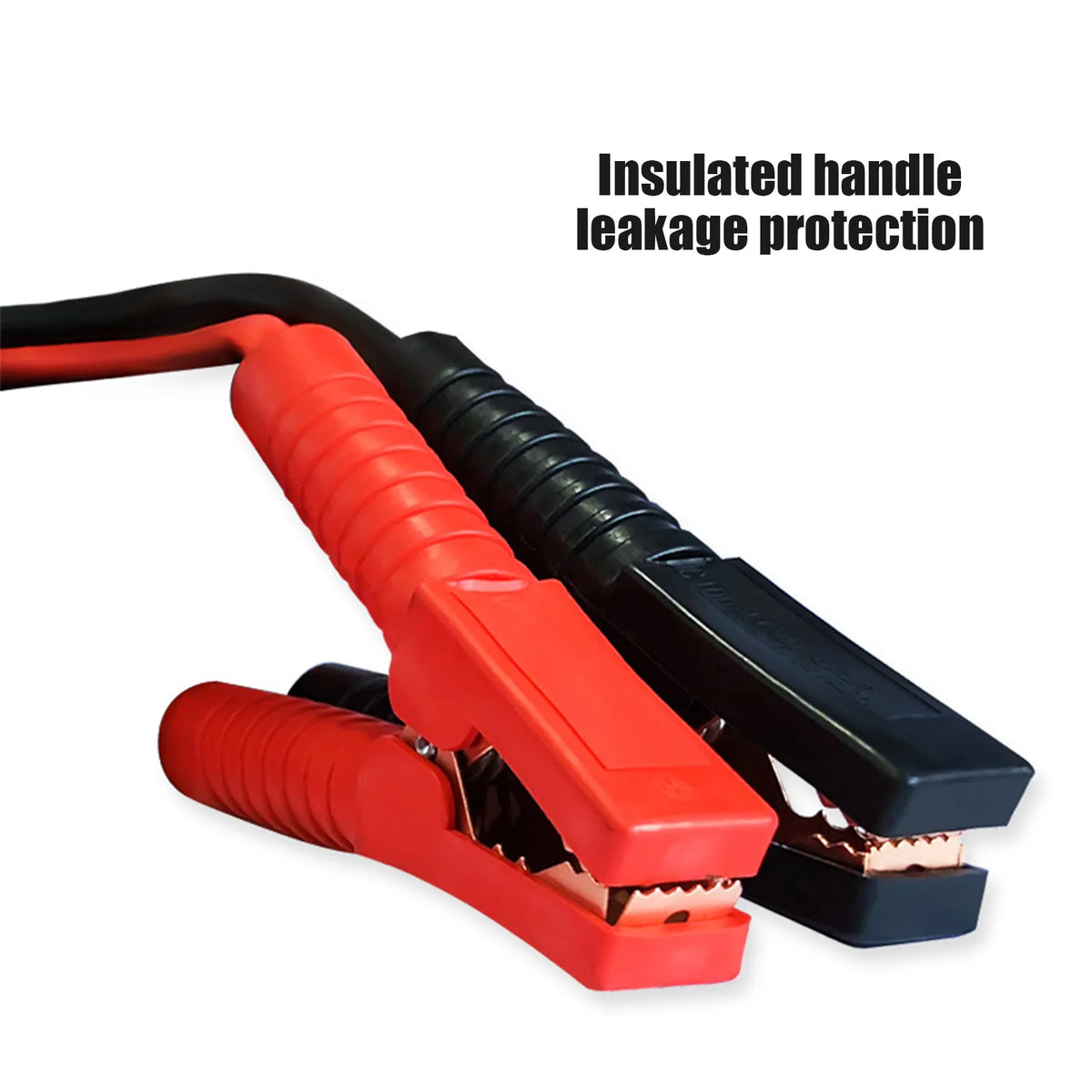 Heavy‑Duty Car Jumper Cables with Booster Clamps