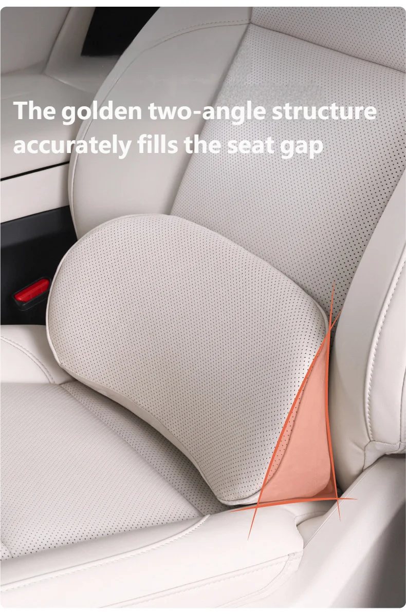 Memory Foam Car Lumbar Support Cushion